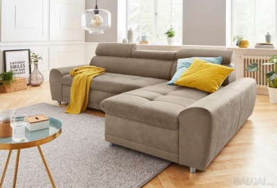 Minkštas kampas L formos Nr189 kapučino be miego funkcijos